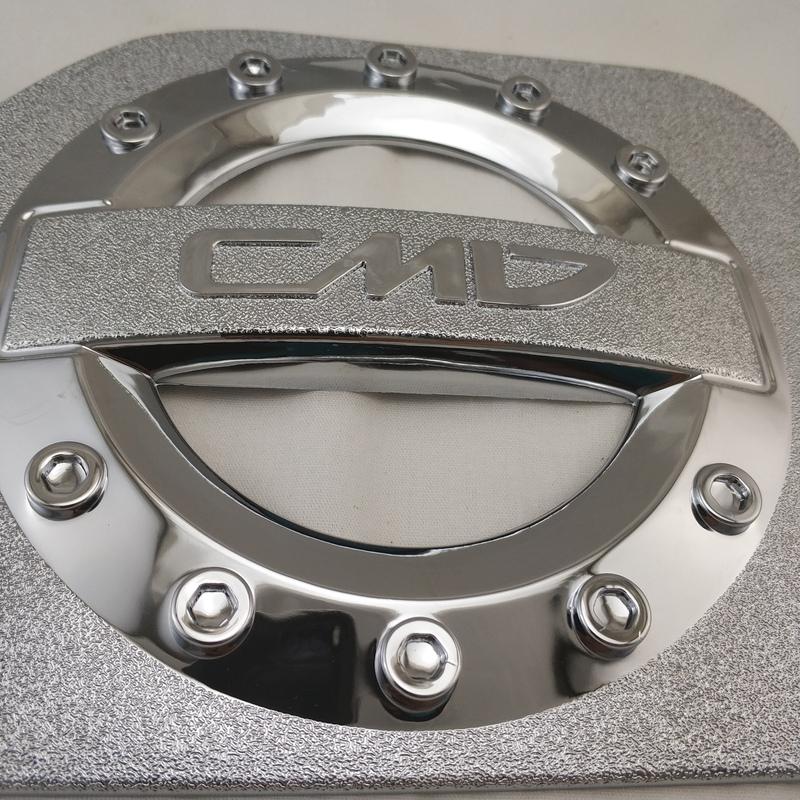 For Toyota Land Cruiser Prado FJ150 150 2010 2014 2015 17 New Chrome Modified Car Accessories Plated Tank Cover Trim Paste Style