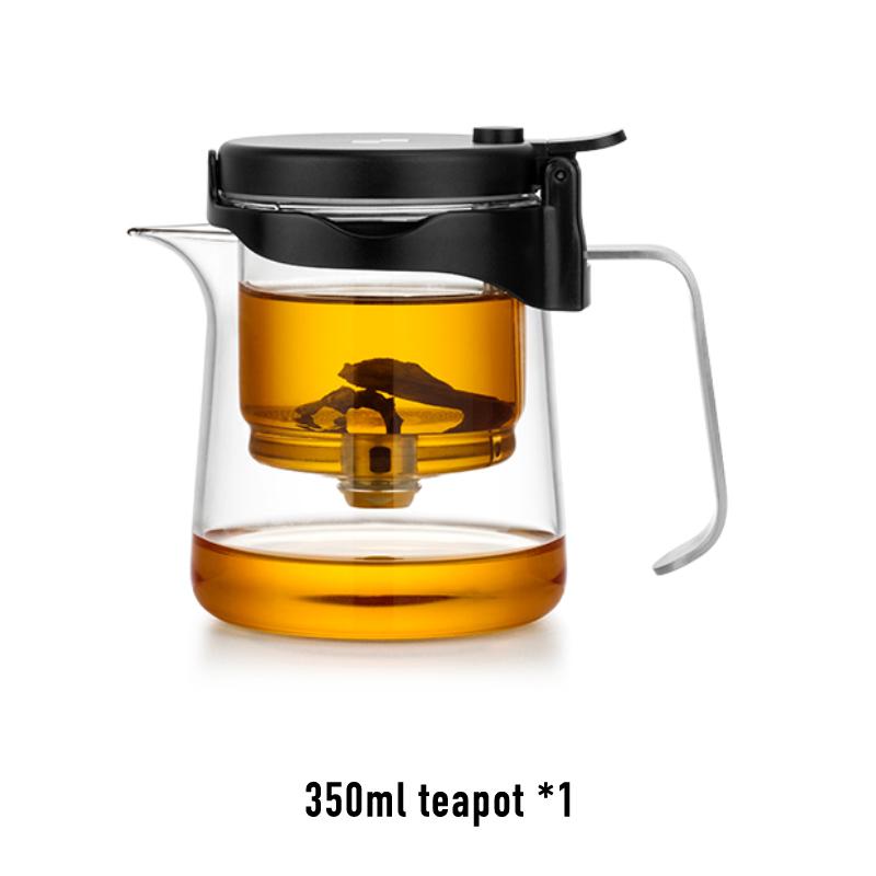 Bonston elegant cup insulation separation bubble teapot heat-resistant glass teapot simple filter tea cup