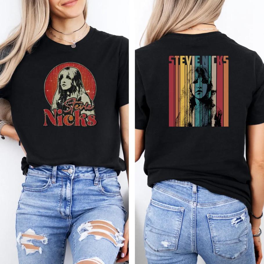 Stevie Nicks 2026 Tour Tee Vintage Rock Band Concert T-Shirt M