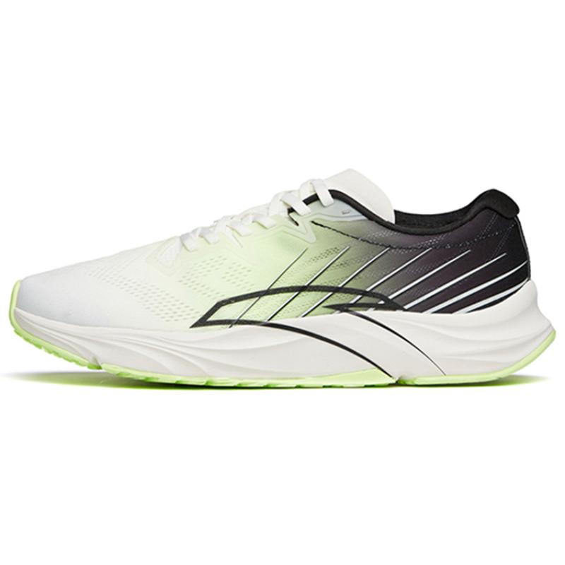 

Anta Asphalt Road Fighter 1.0 Durable Breathable Low Top Running Shoes Men s White Green Black Sneakers 112215590R-7 41