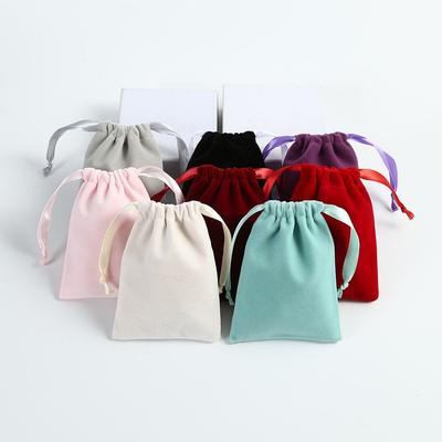 Samt Aufbewahrung Samtbeutel Mehrere Farben Geschenktaschen Schicke Kordelzugtasche Hochzeit