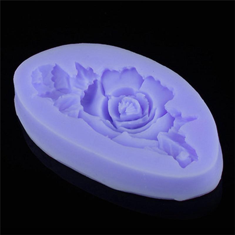 Educational DIY Craft Silicone Mold 6.6cm Single Mini Flower Fondant Mold