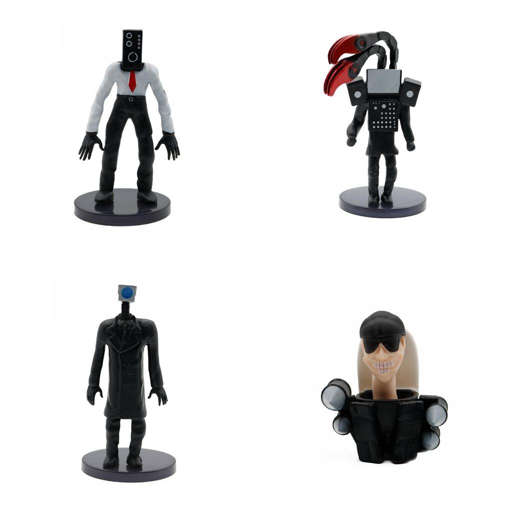 PVC-Material Toilettenmann vs. Überwachungsmann Figur Spielzeug Großhandel Jungenpuppe Anhänger Geschenk G291983 Toilettenmann 13 Stile