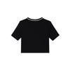 Jordan T Shirts Women's Black Crew Neck Moderate FV7090-010