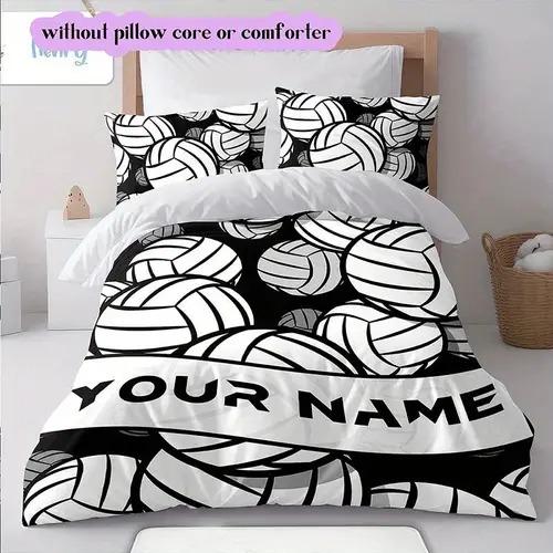Comforter Volleyball Volleyball Background Theme Suitable For Children Kids And Adults Soft Warm And Breathable