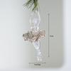 Modern Acrylic Christmas Tree Ornaments Bells Pumpkin Carriage Carousel Ballerina Minimalist Luxury Decor