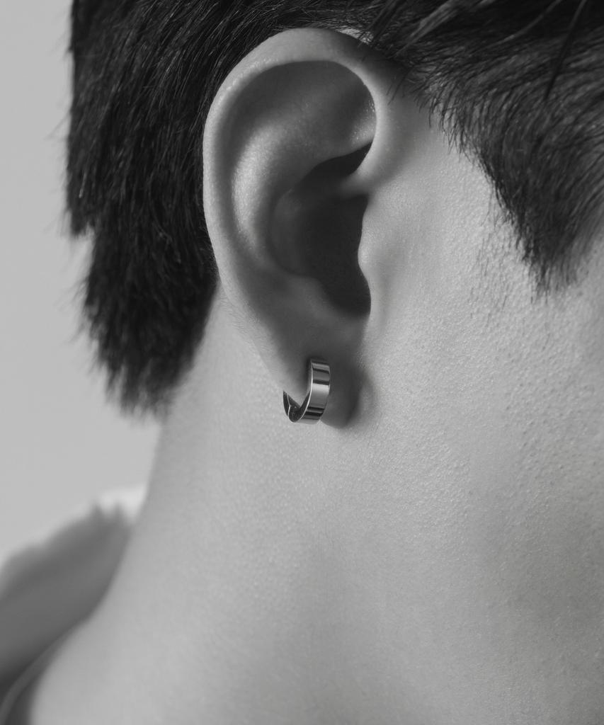 Novice Tokyo Hoop Earrings [Unisex] Hoop EarringStainless / Silver