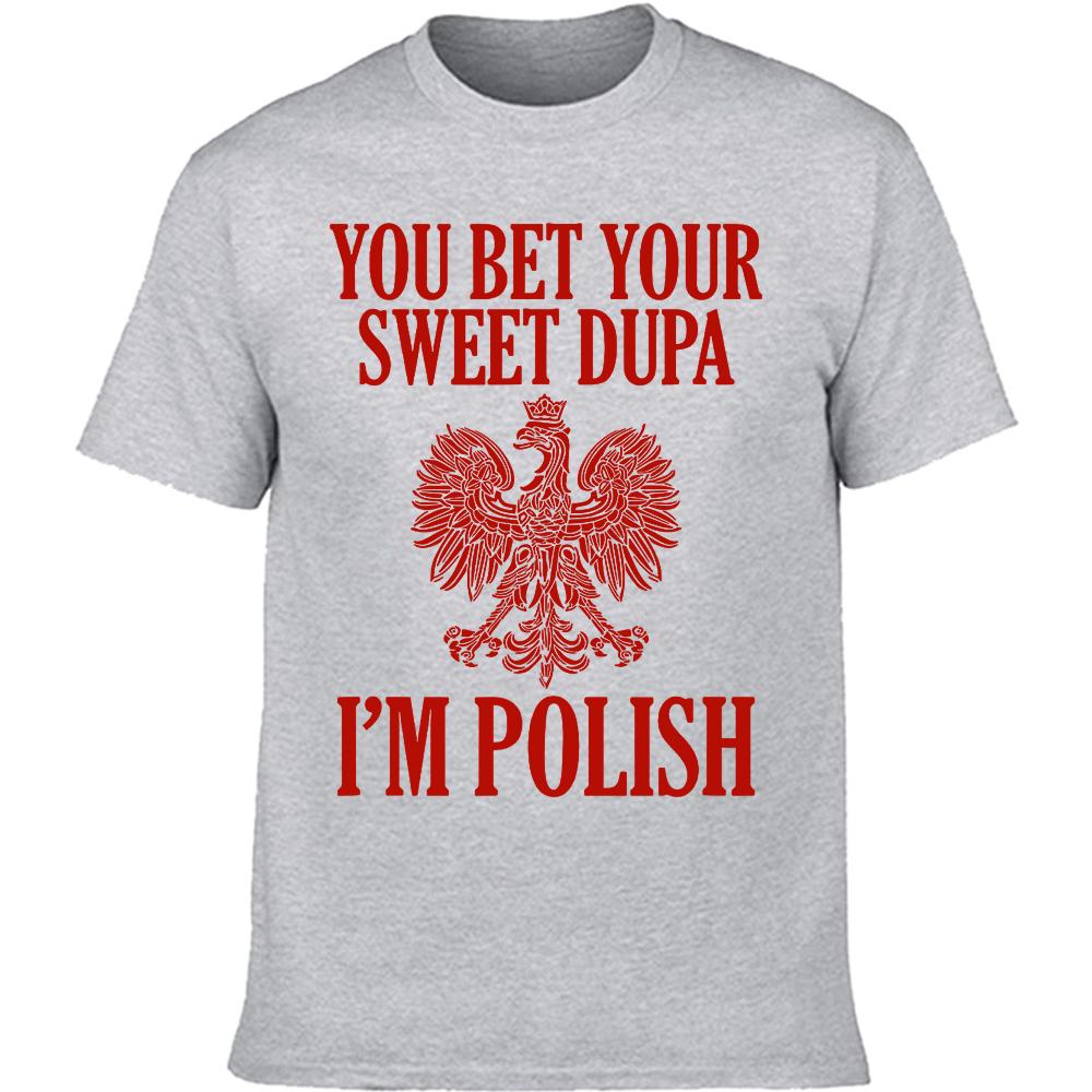 Funny Vintage Im Polish Day Poland Polska Graphic Tshirt Men Women Hip Hop Oversized T Shirt 100 Cotton Comfort Tshirts