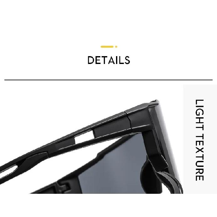 Samjune Y2K Style Cycling Sunglasses Windproof Glasses for Men Women Retro Sheeting Road Riding Sport Glasses