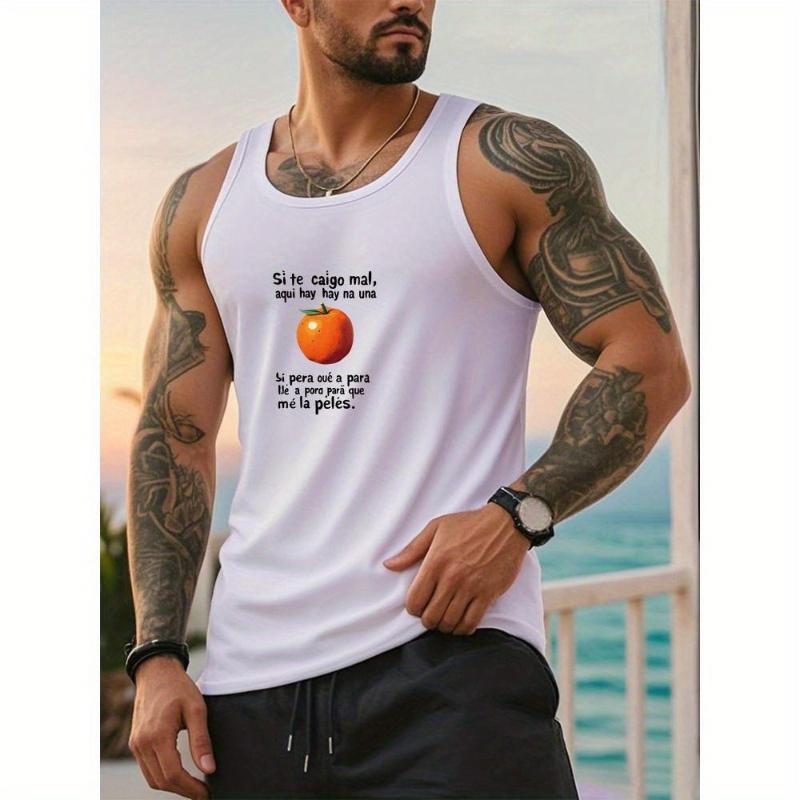 

Great for Spring Autumn & Outdoor Activities, Lightweight & Breathable, Men s Tank Top XXL білий