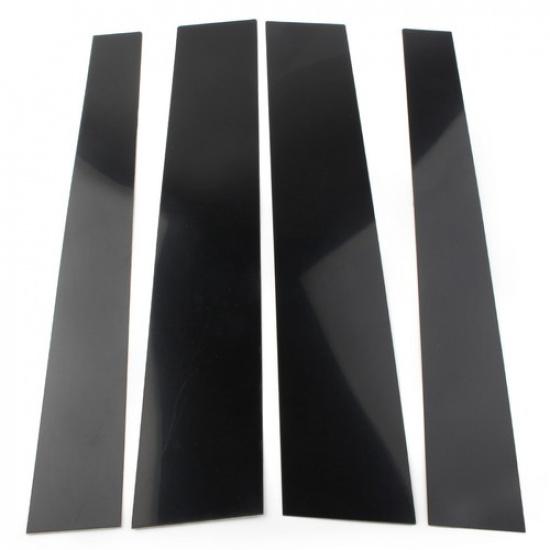 Pillar Posts Door Trim Covers FIT FOR TOYOTA Tundra 2007-2020 Black(4pcs/Set)
