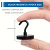 D32 Magnetic Hooks 100Lbs Heavy Duty for Cruise Cabins,  Neodymium with Hooks for Hanging.