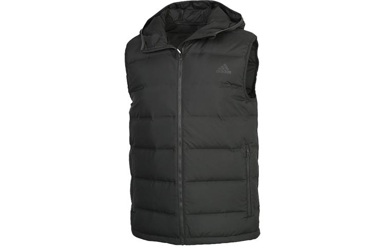 Adidas Down Vests Men s Deep Earthy Brown Hooded Moderate Other GD4729 XXL