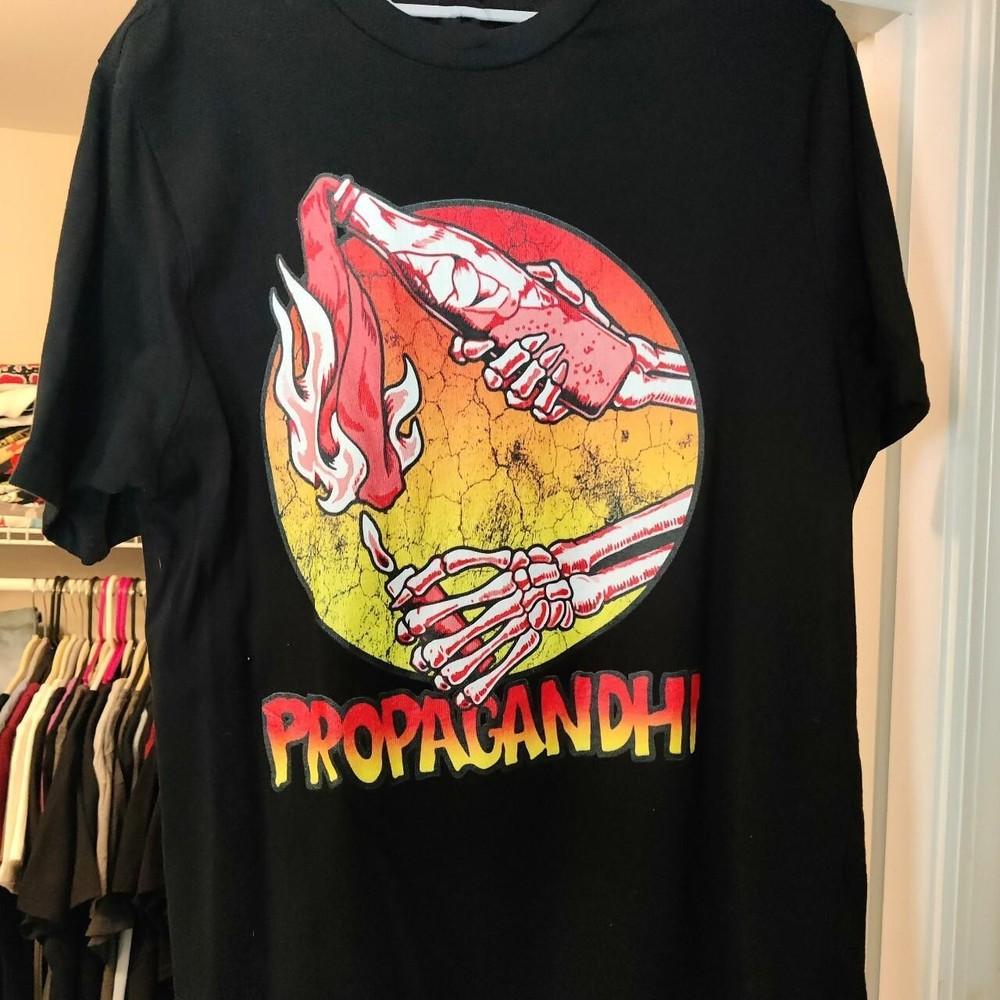 Propagandhi Band Heavy Cotton black All Size Unisex Shirt Unisex T-Shirt M