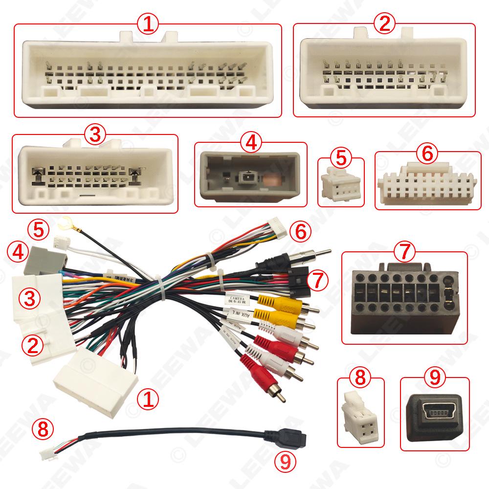 כבל מתח מפצח Canbus עבור שדרוג מערכת ניווט ל-Nissan X-Trail/Qashqai/Altima/Rogue