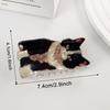 Cat Print Cute Hair Claw Clip Anti Slip Strong Hold Shark Clip for Girls Outdoor Sports Portable Hair Accessory