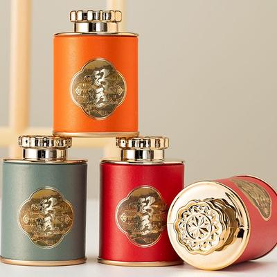 1 boîte de rangement hermétique pour thé noir et thé vert, style rétro, contenant portable pour voyage, contenant scellé pour thé