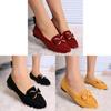 Womens Spring Casual Loafers With Bowknot And Rubber Sole For Driving And Office Use
