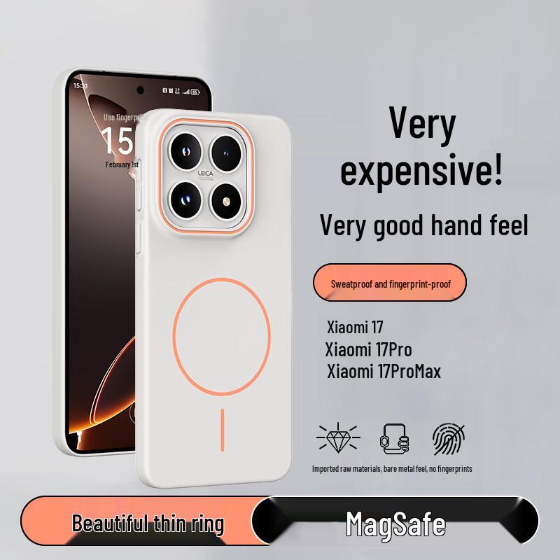 Magnetische Matte Hülle mit Hautgefühl für Xiaomi & Redmi