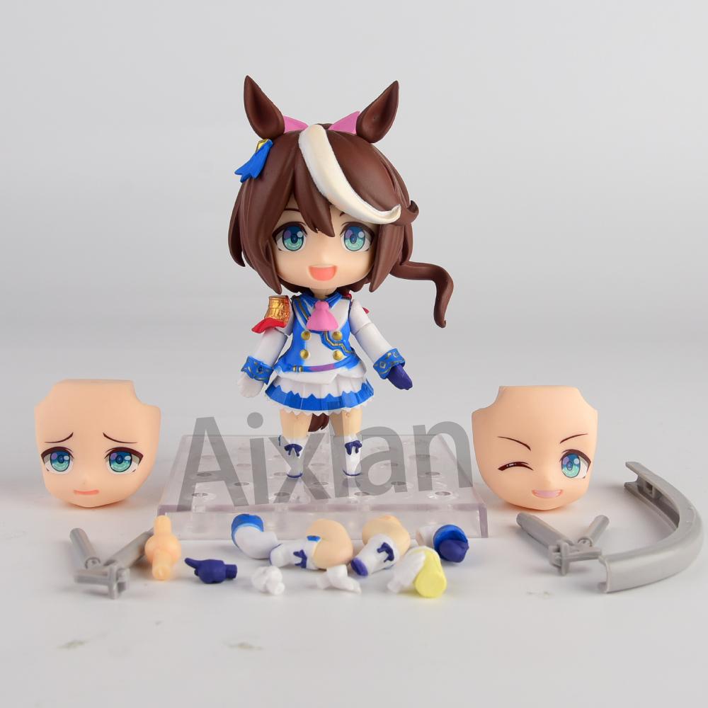 

Aixlan#1995 Pretty Derby Figure Tokai Teio Cute Edition 10CM Special Week PVC Action Figure Amine Toy Gift Collectible Figurine