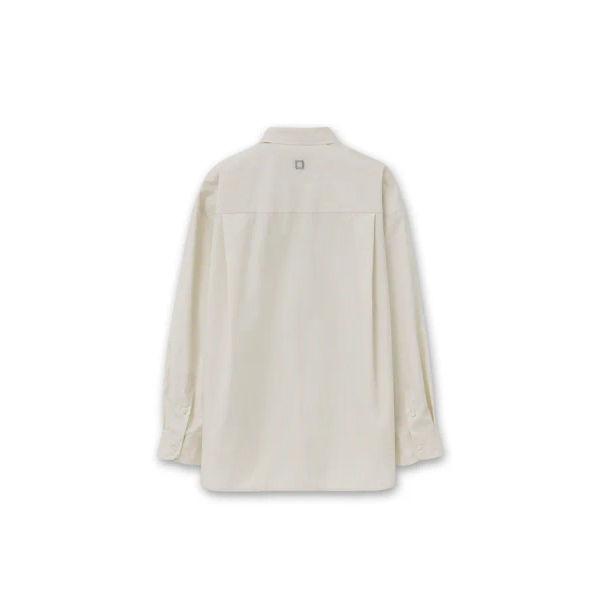 [wooyoungmi] Yellow Oversized Stripe Shirt W261SH11836Y