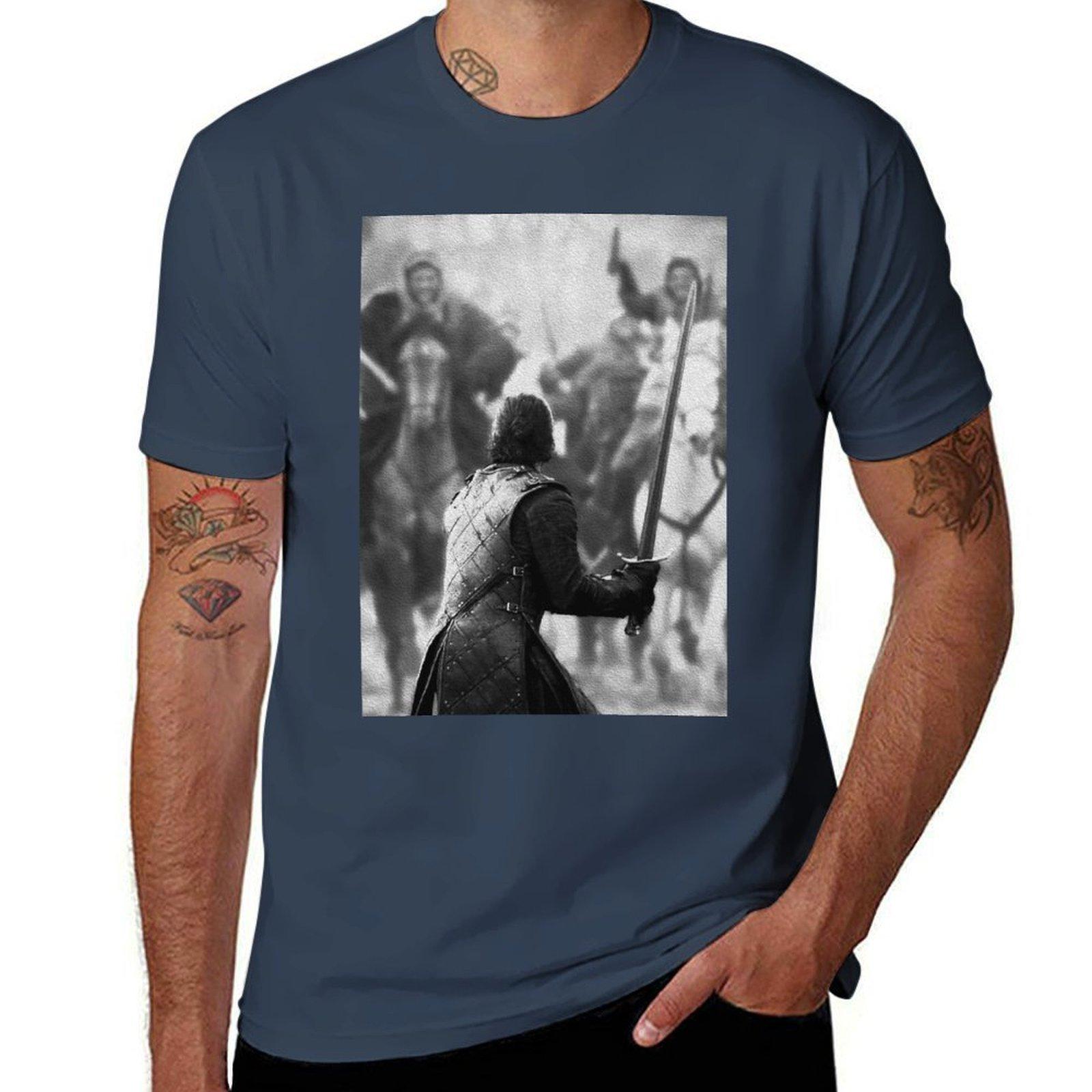 Jon Snow TShirt t shirt personalised t shirts for Unisex graphic funny TShirt S