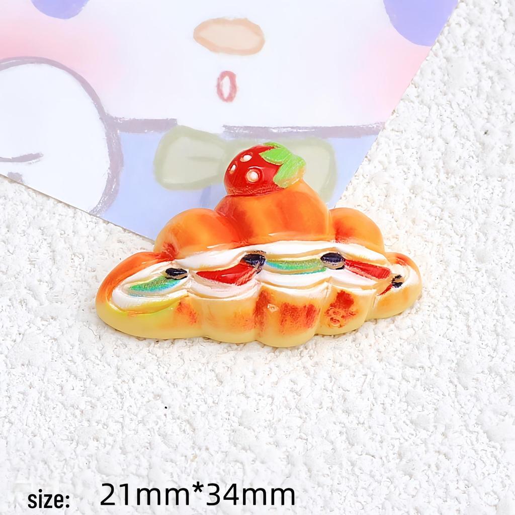 Simulation Food Play Bread Series: DIY Cream Glue, Hairpin, Shoe Buckle, Resin Decorative Accessories.