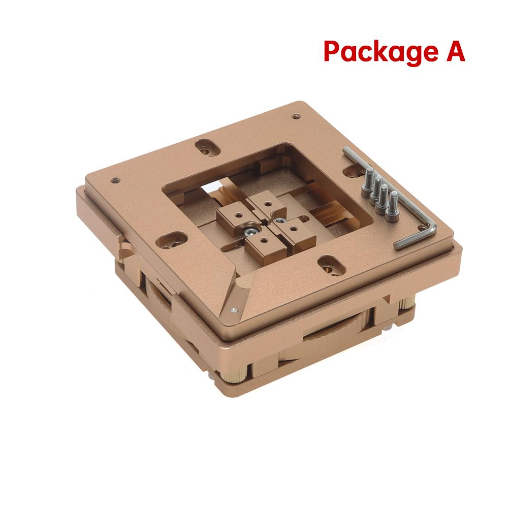 

80mm/90mm Aluminium alloy BGA reballing Station kit 90*90mm BGA reballing station with 10/PCS BGA Universal Stencil Solder balls