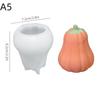 Halloween Pumpkin Silicone Mold Diy Aromatherapy Candles Drip Resin Plaster Ornaments Mould Handmade Soap Candle Making