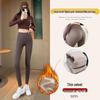 Women's Spring Slimming Yoga Pants - Thin Style, Warm Cotton, Lambswool, Butt Lifting, Base Layer