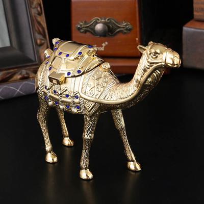Creative European Desert Gold Camel Jewelry Box Gold and Silver Jewelry Ring Necklace Storage Box Home Bedroom Ornament