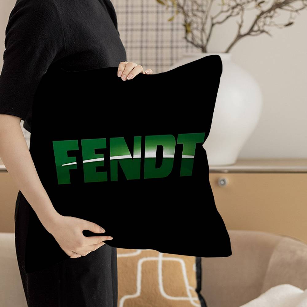 Farming Tractor Fendt Personalized Pillow Cover Kids Bedroom Wild Party Decor Pillowcase Kid Birthday Shower Gift