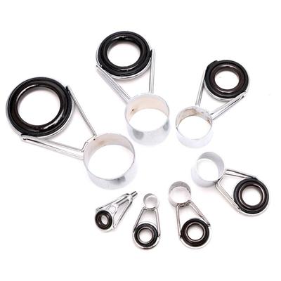 7 Sizes Tackle Repair DIY Telescopic Tip Fishing 7PCS Line Ring Rod Guides