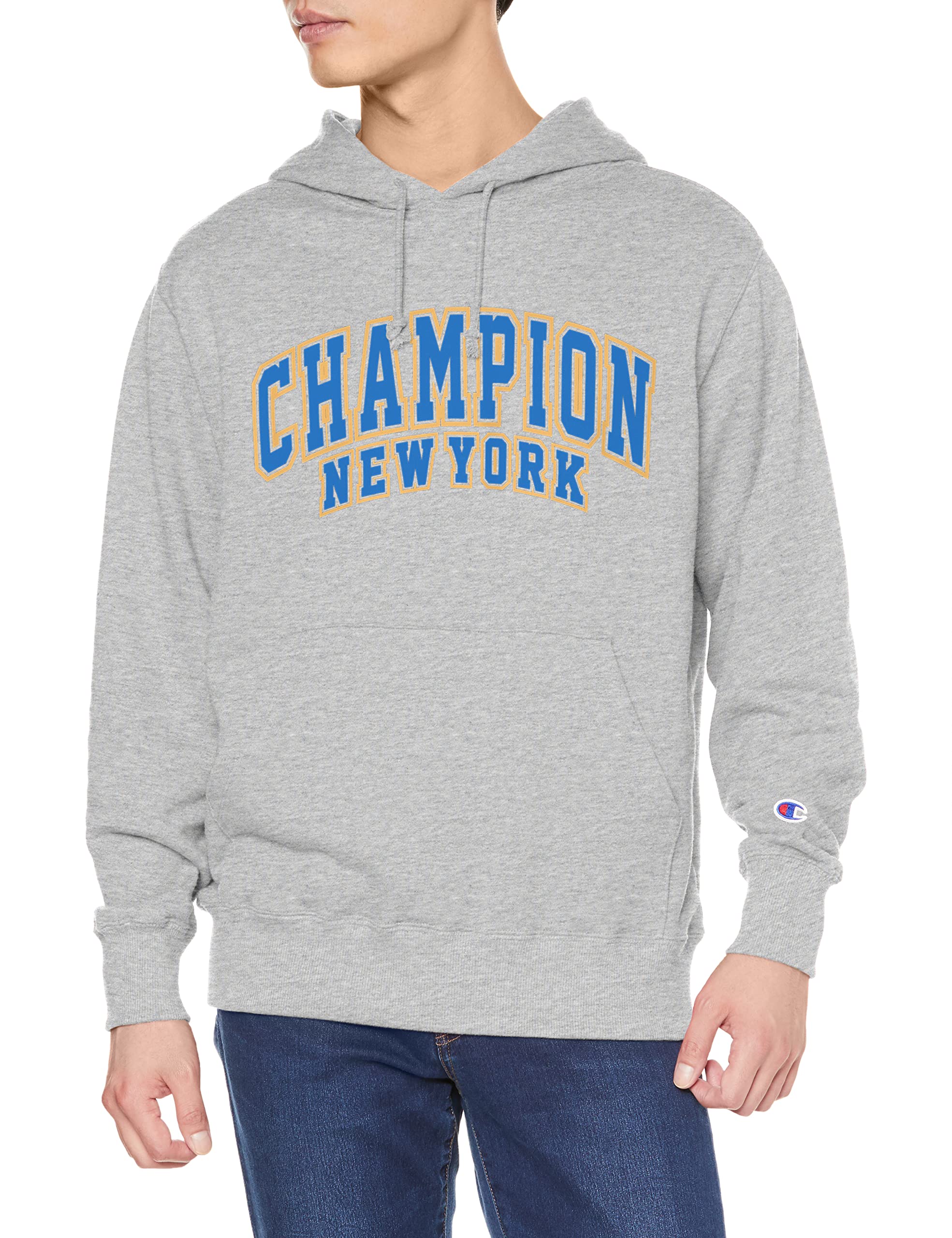 

Champion Long Sleeve Graphic Logo Print Hooded Sweatshirt C3-W117-070-L