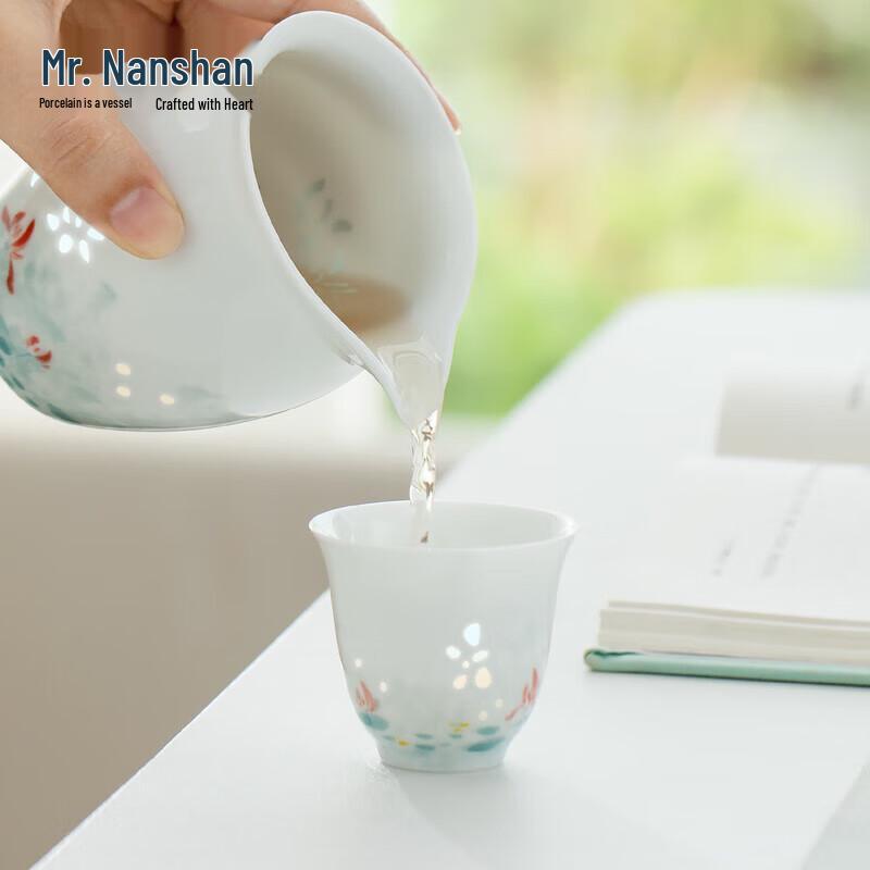 Nanshan Hand-painted Ceramic Kung Fu Tea Cup