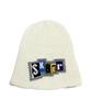 SK8ER ROCK Collage Pop Logo Beanie ((Ivory))