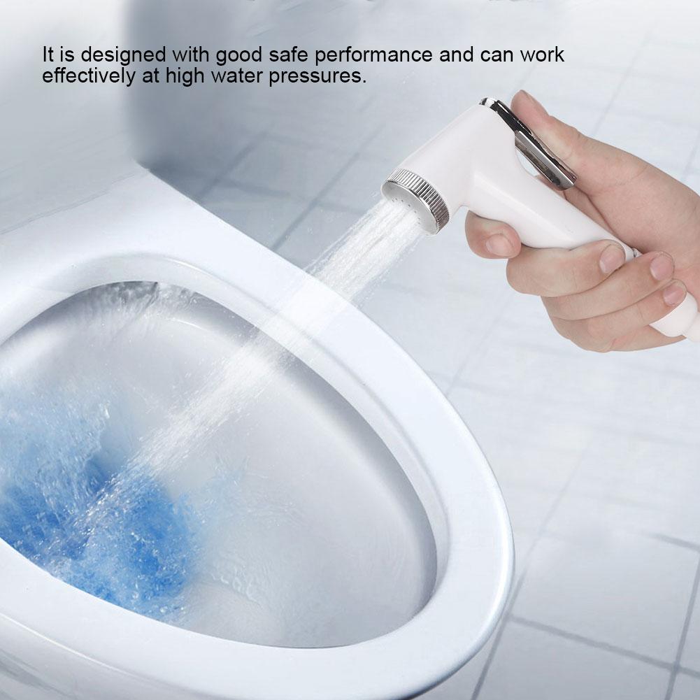 ABS Mini Handheld Toilet Bidet Spray Shower Head Bathroom Body Cleaner Hose Adapter