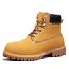 Boots Men's New American Tooling Leather Shoes Men's Casual Leather Middle Help Couple Martin Boots Big Yellow Boots