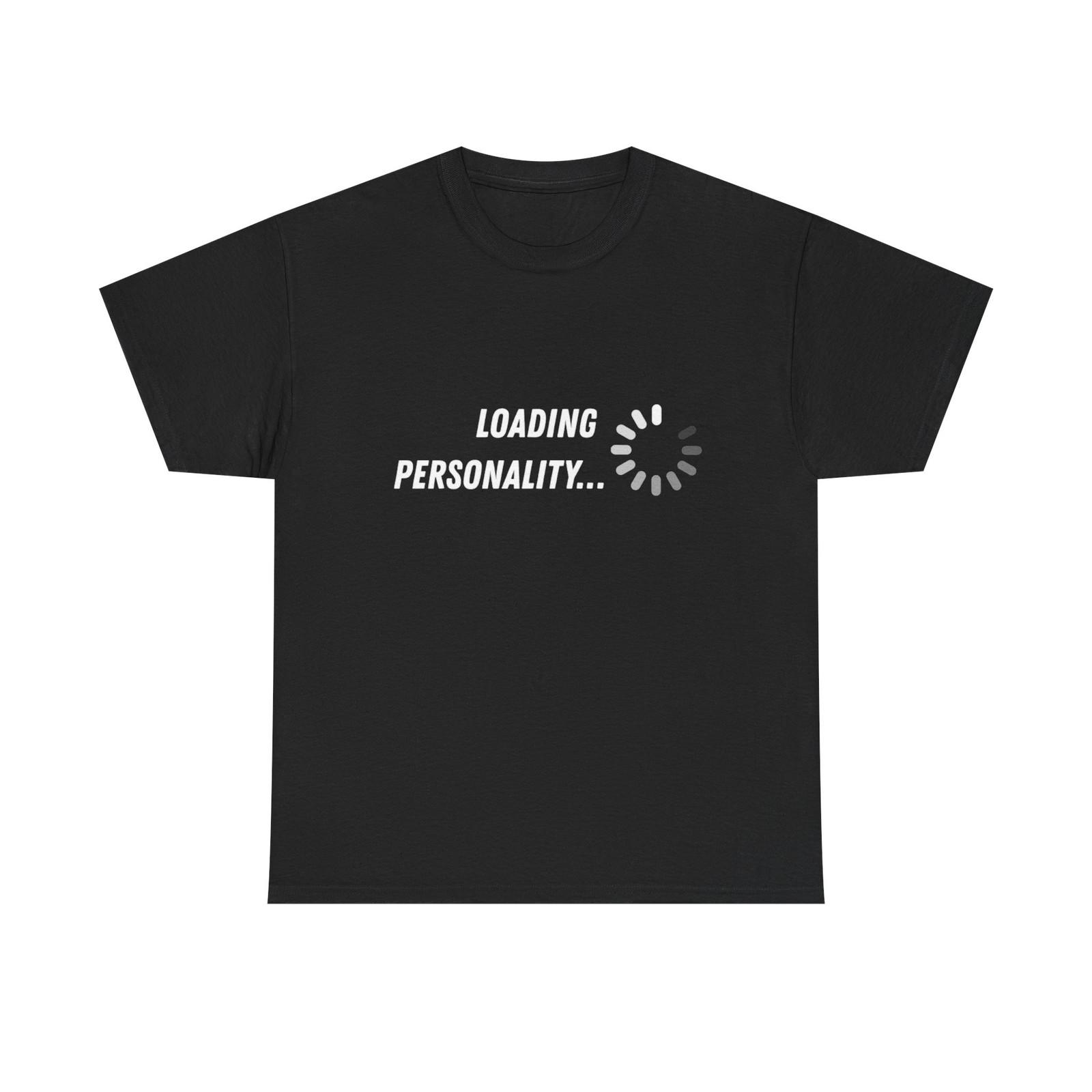 Loading Personality Tee | Funny Loading Graphic Shirt S разноцветный