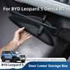 For BYD Leopard 5 Denza B5Specialized Car Door Storage Box Silicone Door Slot Mat Organizer Holder Auto Interior Modified Specia