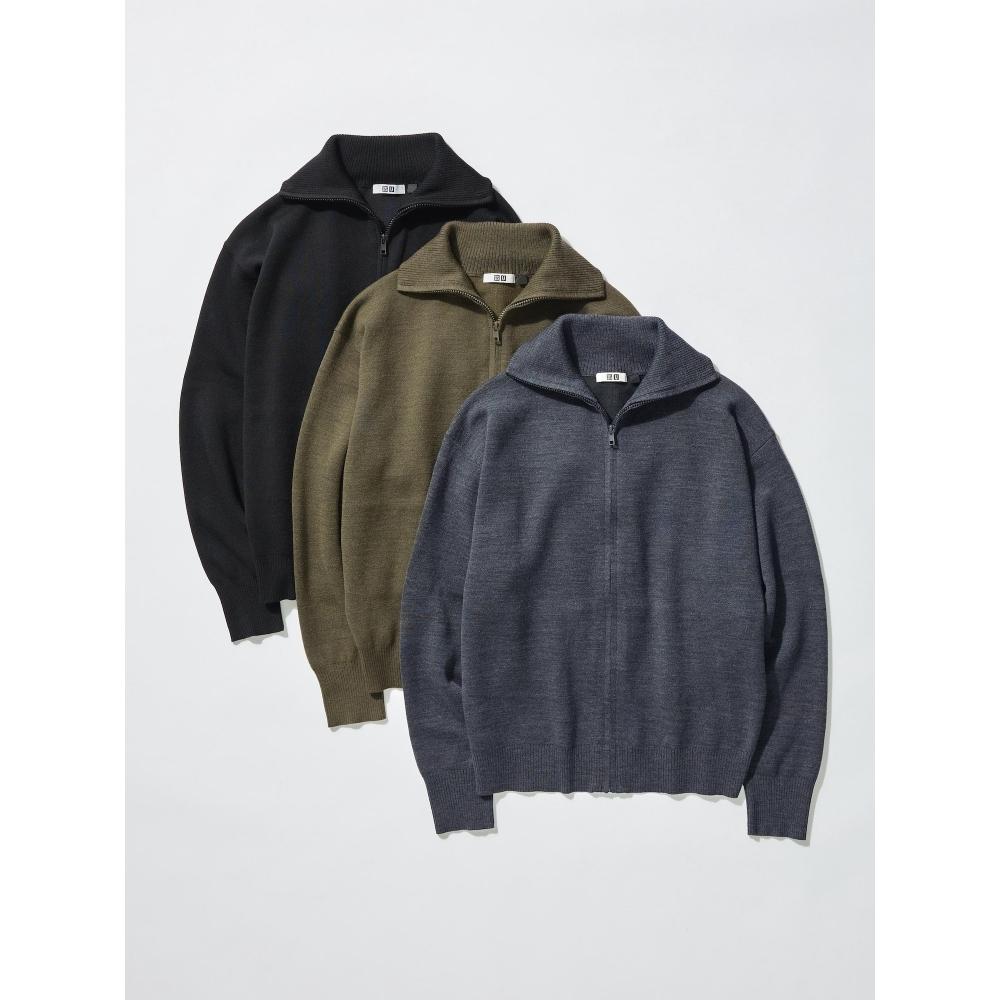 Uniqlo Double Face Zip Up Jacket