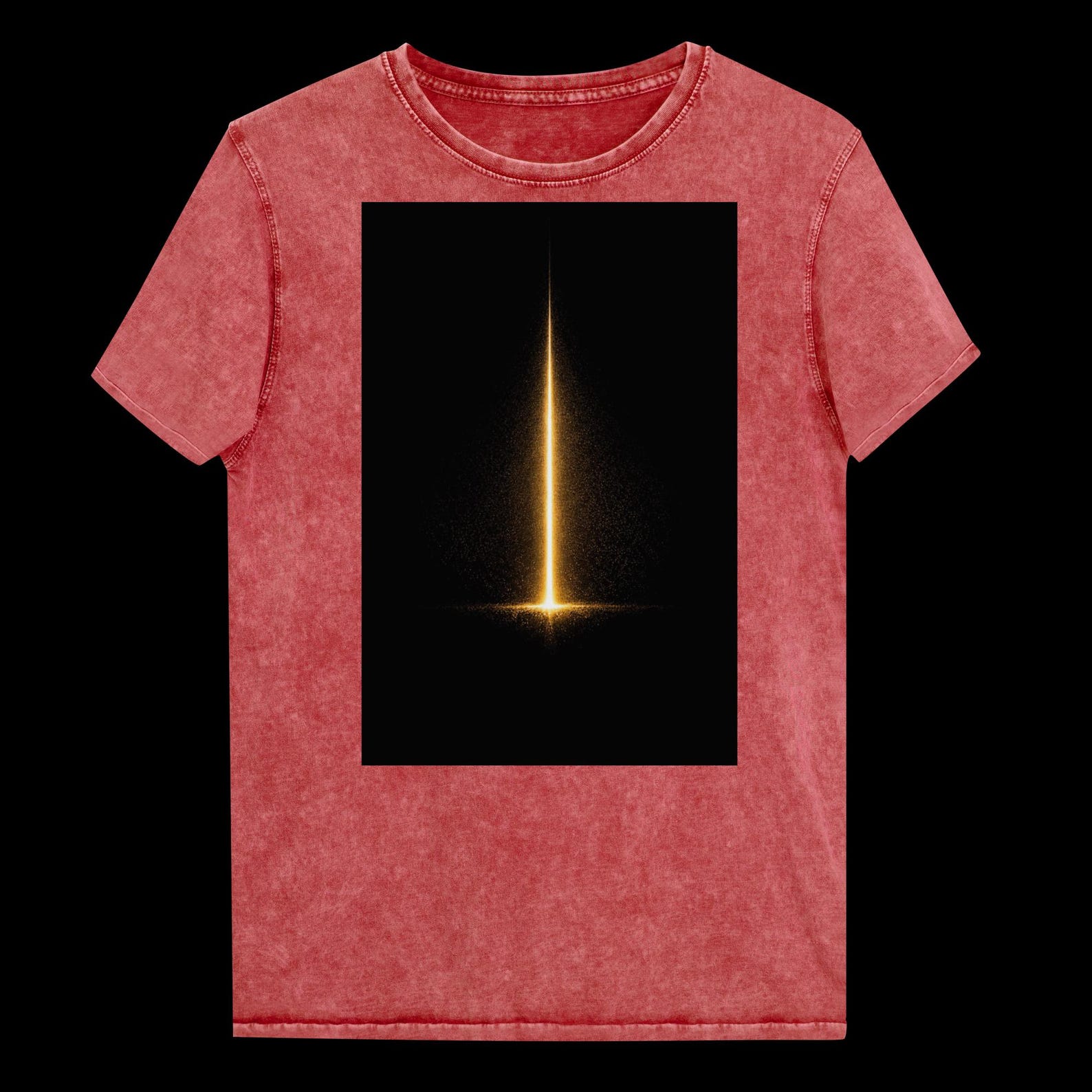 Denim T-Shirt - TITLE: UNNEGOTIABLE WORTH - Raw Human Seal S