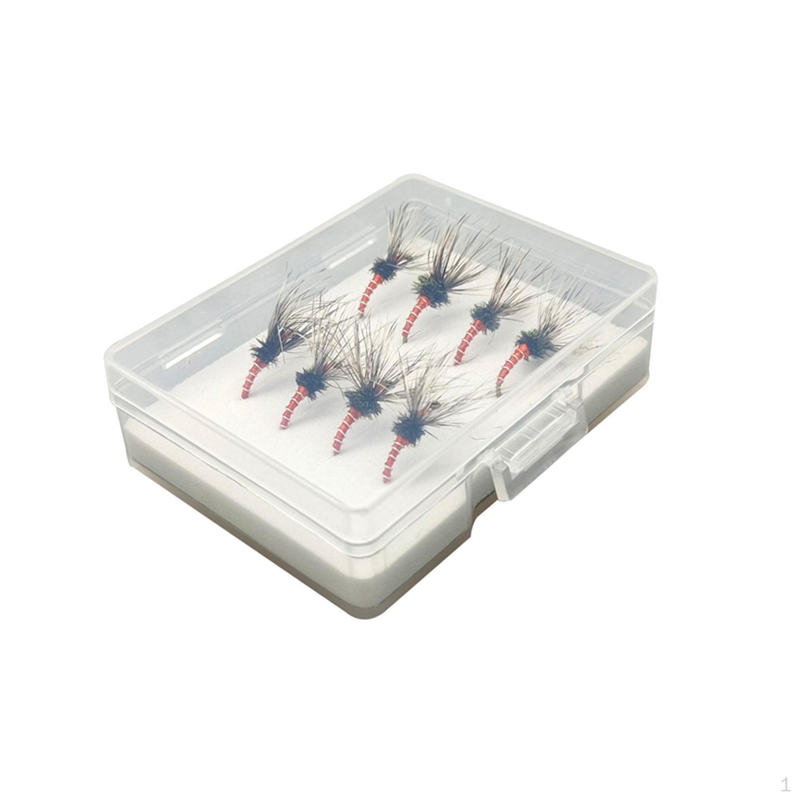 

8x Fishing Fly Set Assortment Hand Tied Outdoor Accessories Freshwater Simulation Lure