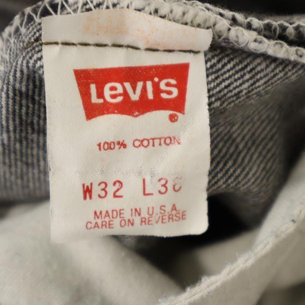 Levi's 90s 501 Made In USA Straight Denim Pants W32 Jeans Button Fly Men's Used