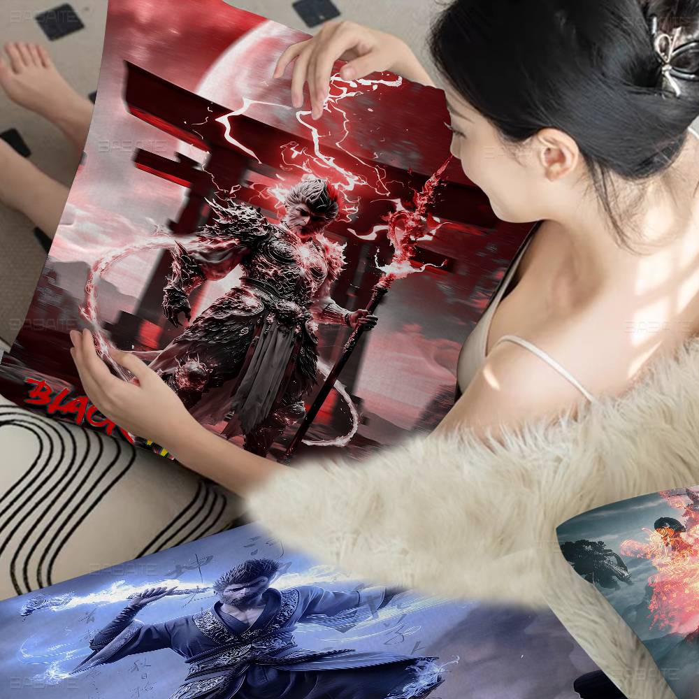 Video Game B-Black M-Myth-WuKong Pillowcases Home Bedding Decorative Pillow Cover Wedding Super Soft Pillow Case