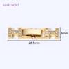 18K Gold Plated Pearl Clasps Fasteners,Brass Jewelry Clasps Connector For Bracelets Making,DIY Jewelry Making Accessories
