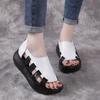 Fashion GKTINOO 2024 Summer Genuine Leather Flat Platform Sandals For Women Hollow Out Mixed Colors Breathable Peep Toe Ladies Sandals