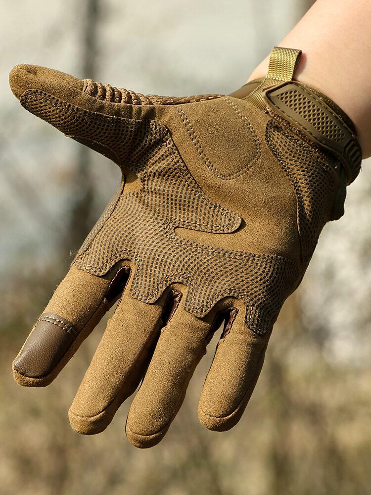 Luvas táticas de combate cs, esportes ao ar livre, antiderrapante, montanhismo, escalada, tela sensível ao toque, equitação, motocicleta