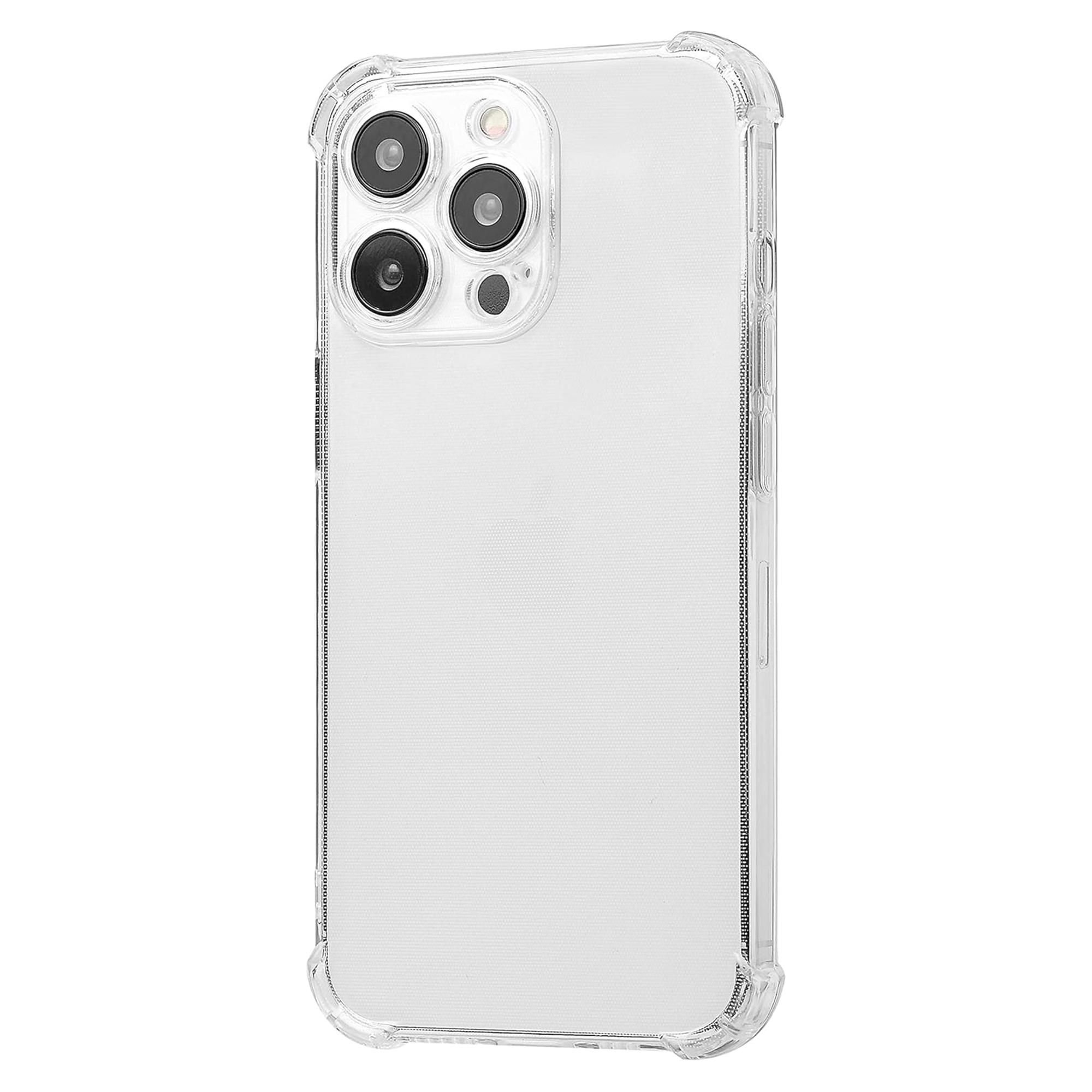 KALEBOL For iPhone 12 Pro Max Case 1.5mm TPU Transparent Anti-Drop Phone Cover A