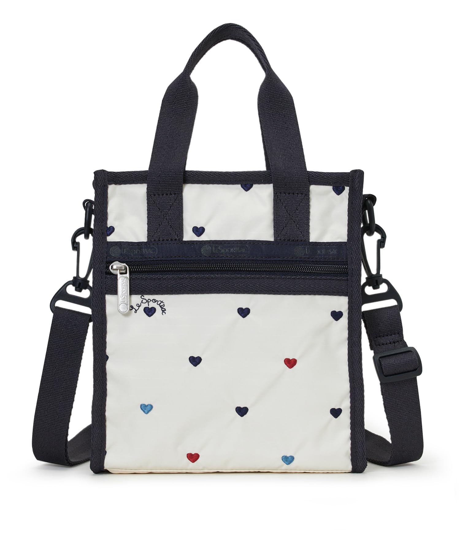 Shoulder Bag MINI TOTE 3714 Tricolor Heart Embroidery [LeSportsac] [Official] N/S / /